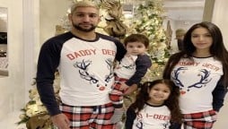 Boxer Amir Khan celebrates Eid-ul-Fitr with wife and kids