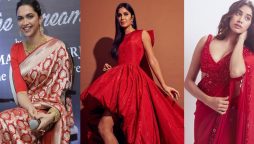 Bollywood celebrities in red