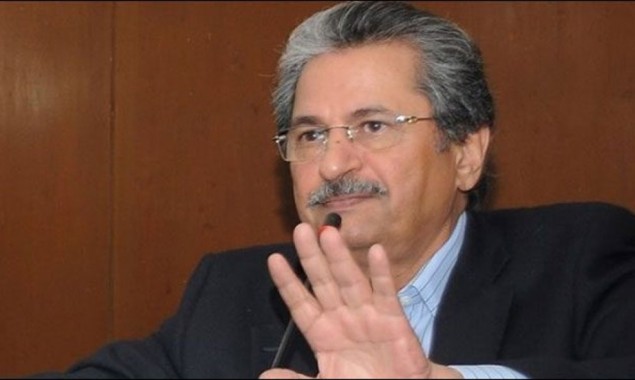 “All board exams throughout the country cancelled”, says Shafqat Mehmood