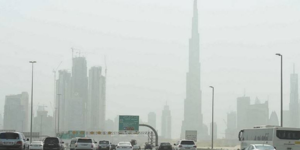 UAE dusty weather