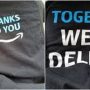 Amazon is giving “Thank you” t-shirts to its warehouse workers