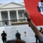 Protests at White House over George Floyd’s death in police custody