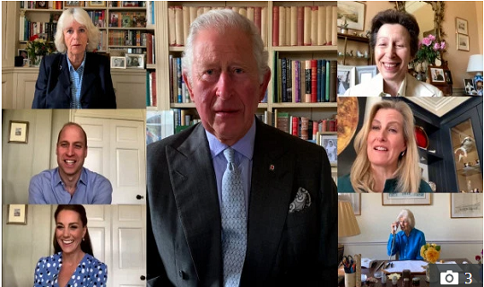 Royal family pays tribute to nurses on the International Nurses Day through a video call