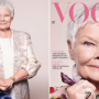 85-year-old actress graced the cover of Vogue magazine for the first time