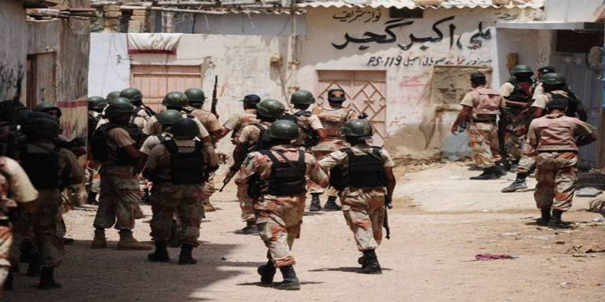 Rangers operations in different areas of Karachi, 12 suspects arrested