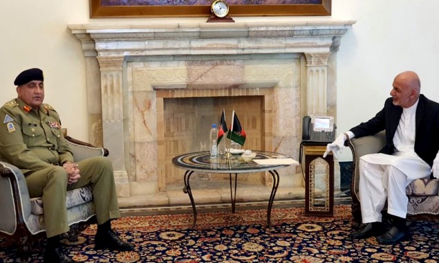 COAS General Bajwa meets Afghan President Ashraf Ghani