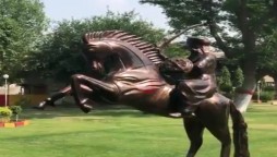 'Ertugrul Ghazi' statue erected in Lahore