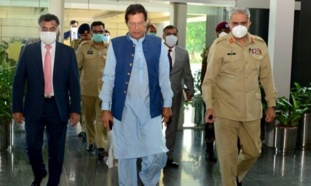 Prime Minister Imran Khan visits ISI headquarters