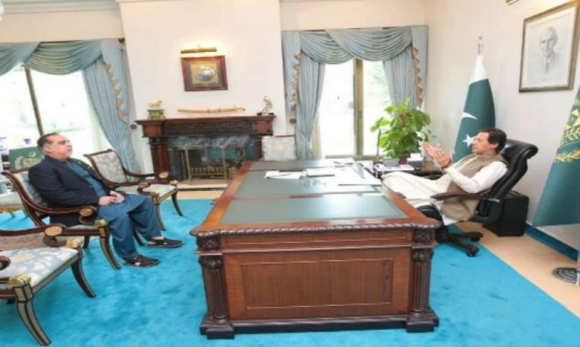 PM Imran Khan calls on Governor Sindh Imran Ismail