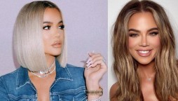 Khloe Kardashian flaunts her new light honey shaded hair transformation