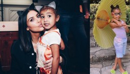 Kim Kardashian extends love to her first born daughter as she turns seven