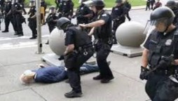 Two US policemen charged for assaulting 75-year-old protester