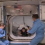 Astronauts enter space station via private air craft for the first time