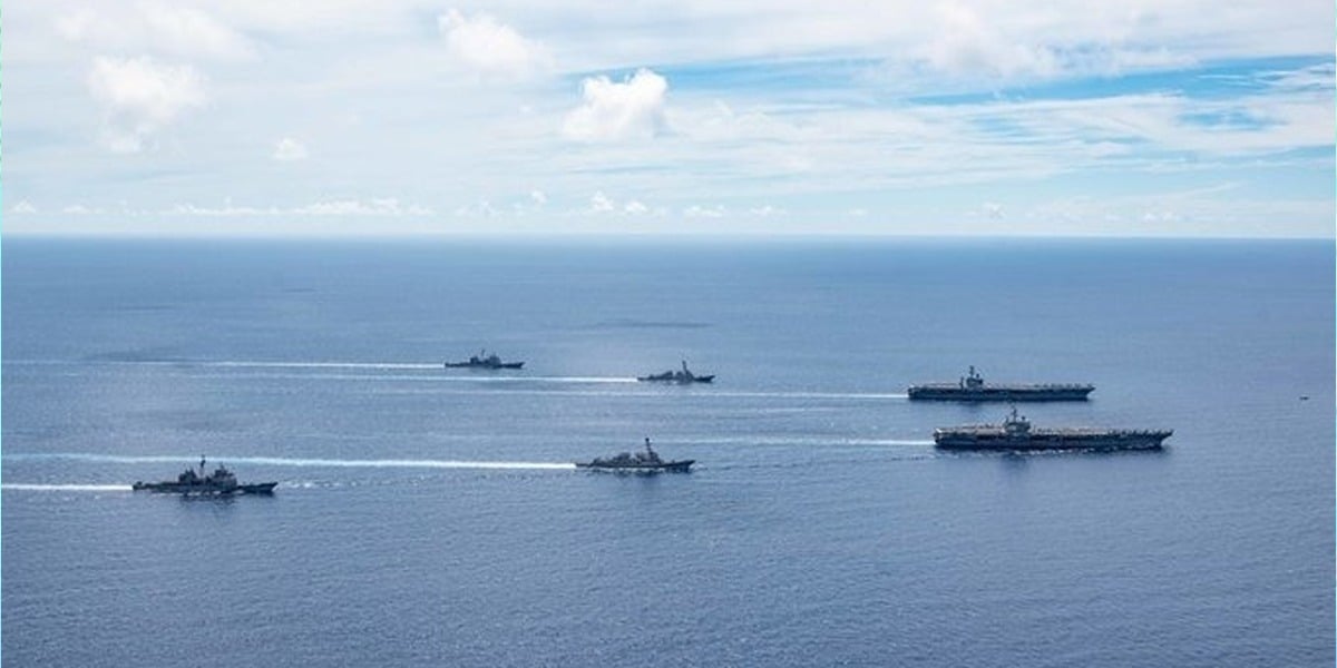 2 US aircraft carriers returns to South China Sea due to rising tensions