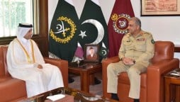 COAS General Qamar Javed Bajwa calls on Qatari Ambassador