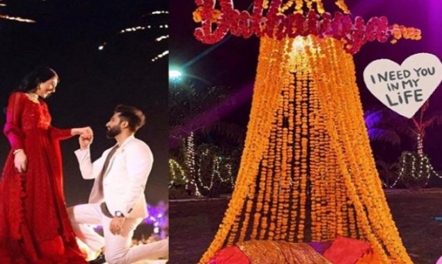 Sarah Khan, Falak Shabir stunning Mayun ceremony Picture