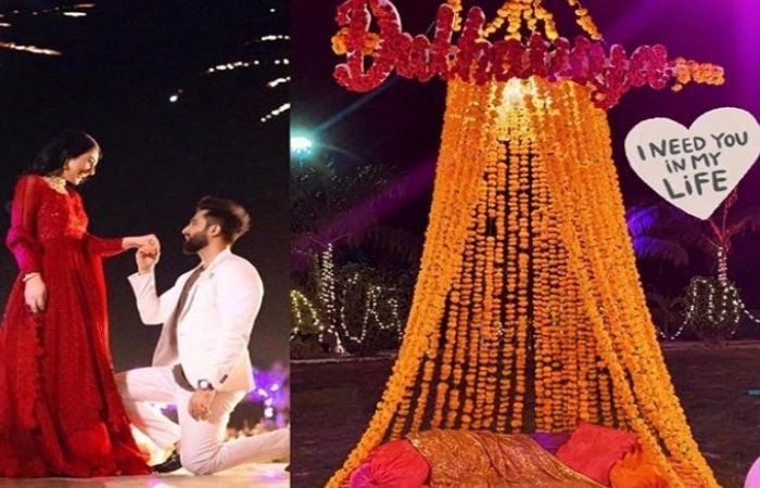 Sarah Khan, Falak Shabir stunning Mayun ceremony Picture
