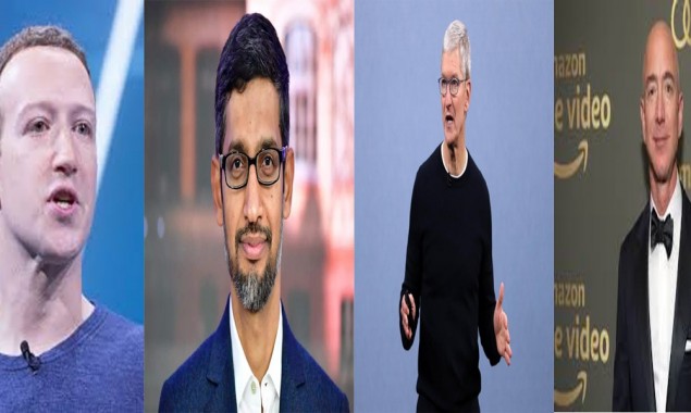 CEOs of Facebook, Amazon, Apple, & Google to face congress