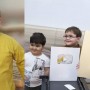 Ahmad Shah with family celebrates receiving YouTube Gold play button