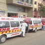 Edhi ambulance service suspended as heavy rain disrupts helpline