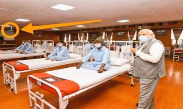 Indian Army converts conference hall into hospital