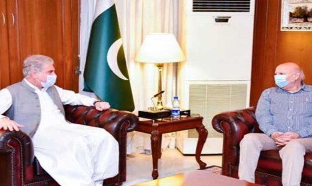 Governor Punjab called on FM Qureshi, discuss Coronavirus, Kashmir issue