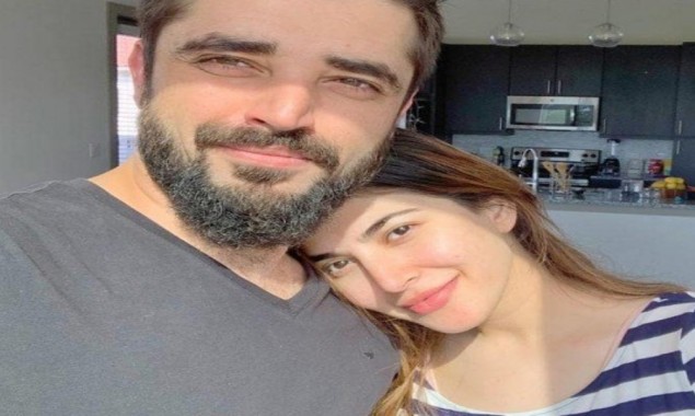 Naimal Khawar shares video of Hamza Ali Abbasi recreating her favorite song