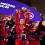 Liverpool celebrates Premier League trophy after beating Chelsea with 5-3