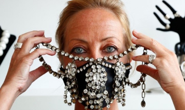 Will you wear a $185 face mask embellished with jewels?