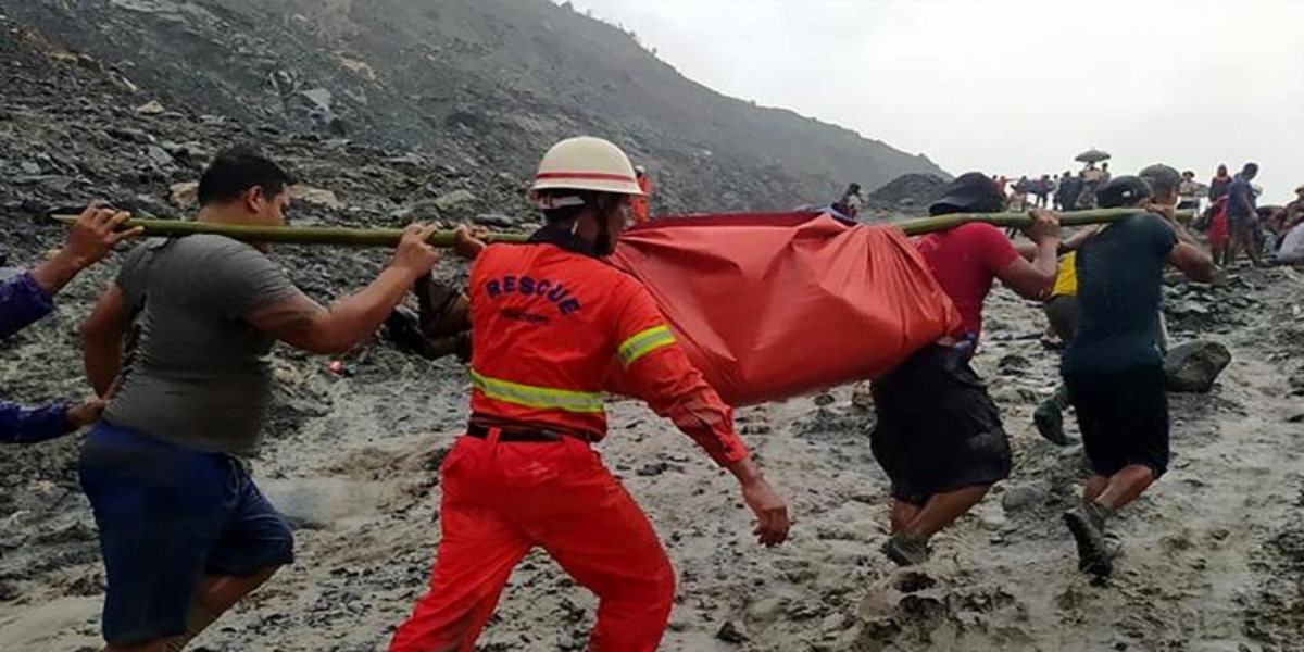 Myanmar: Landslide kills more than 100, dozens missing