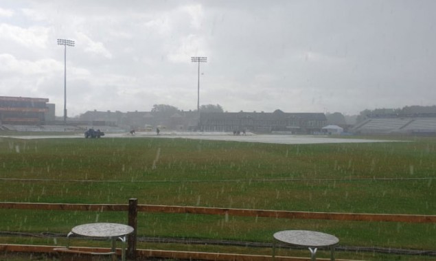 Rain hits on Day 2 of the second Four Day Intra-Squad Practice Match