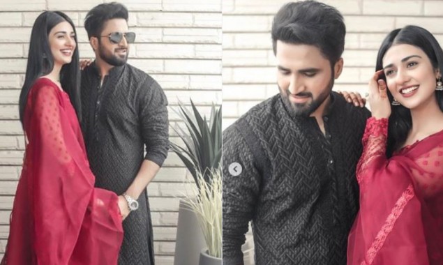 Sarah Khan shares new pictures with husband Falak Shabir