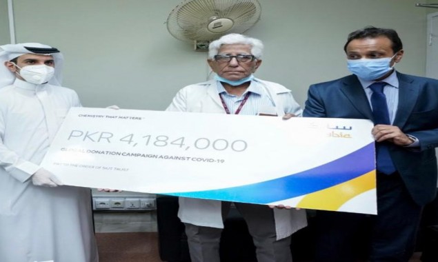 Saudi Consuel General presented cheque to Karachi’s two major hospitals