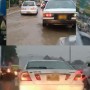 Severe traffic jams in different areas of Karachi after rain