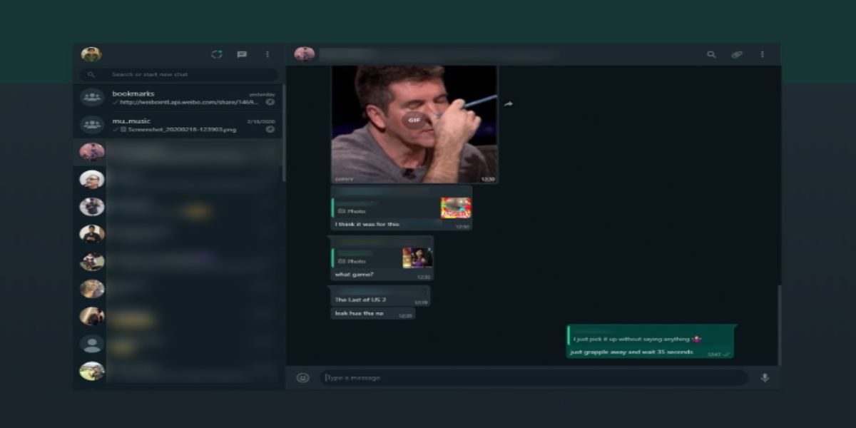 WHATSAPP WEB DARK MODE
