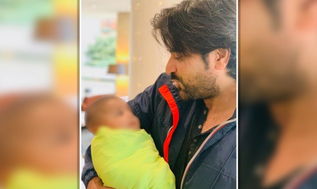 Humayun Saeed shares first-ever picture of Imran Ashraf’s son