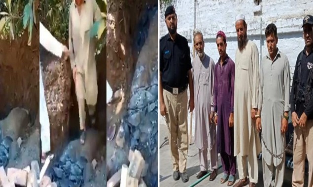 Mardan: 4 accused arrested for destroying historic Buddha statue