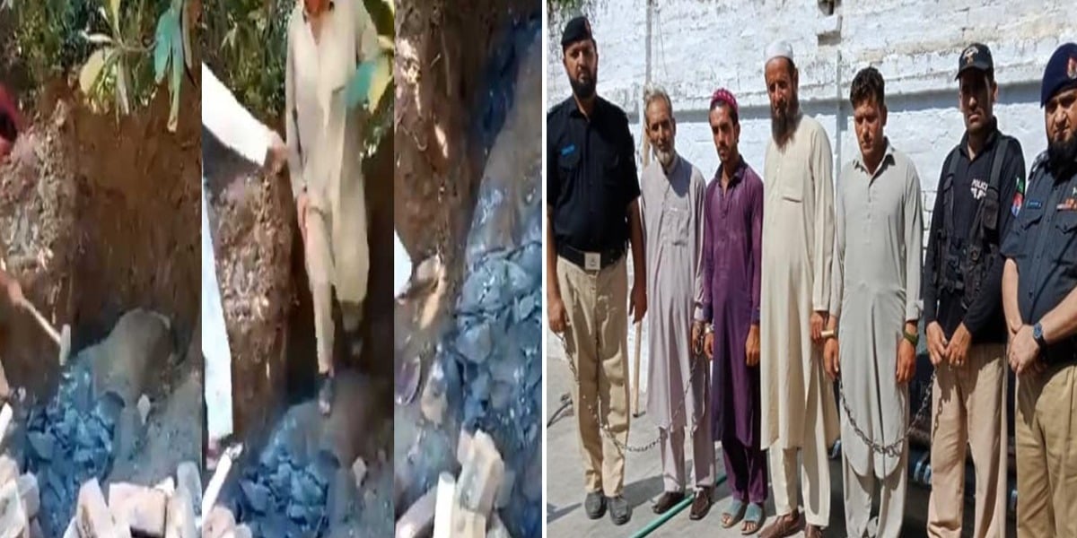 Mardan: 4 accused arrested for destroying historic Buddha statue