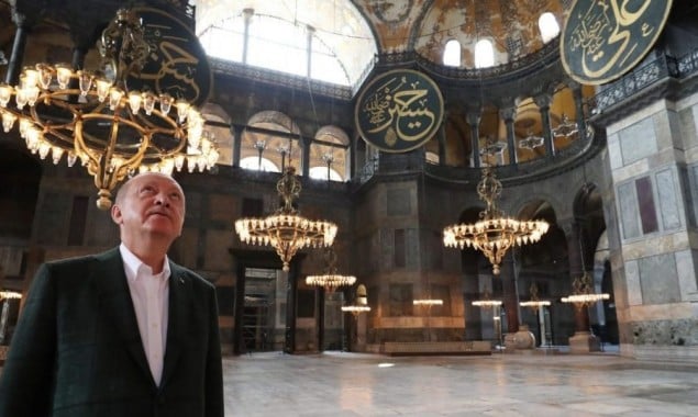 Turkish President to offer Friday prayers at the Hagia Sophia Mosque on July 24