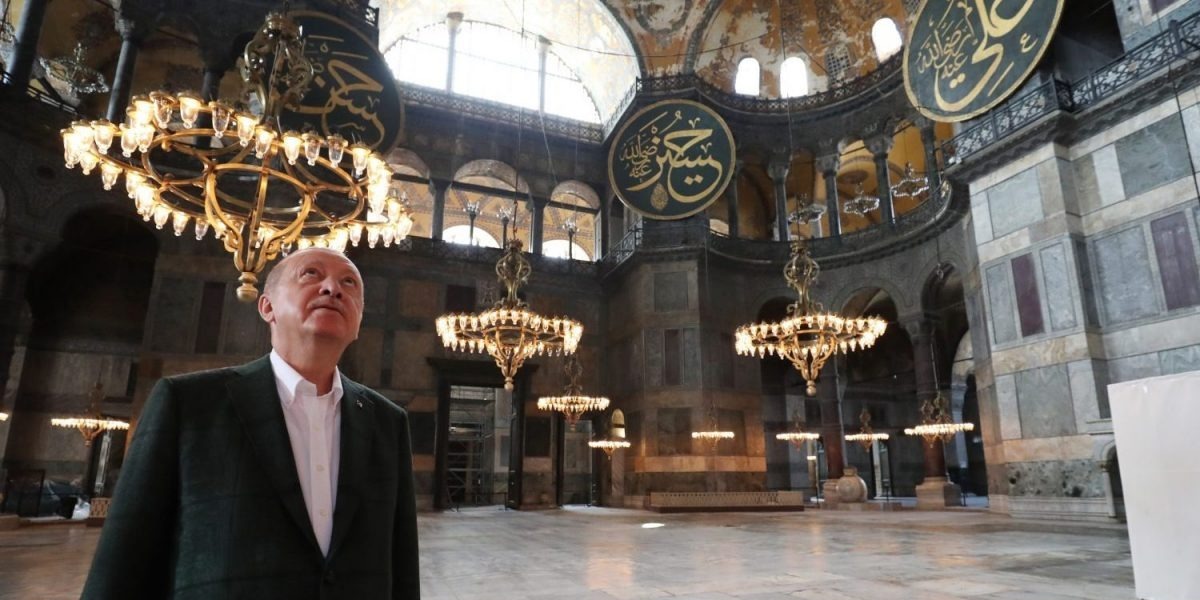 Turkish President to offer Friday prayers at the Hagia Sophia Mosque on July 24