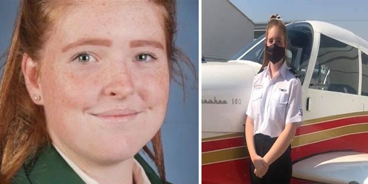 Schoolgirl pilot died in a plane crash a few hours before her birthday