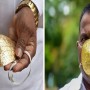 Man dons face mask made of Gold to fend off Coronavirus