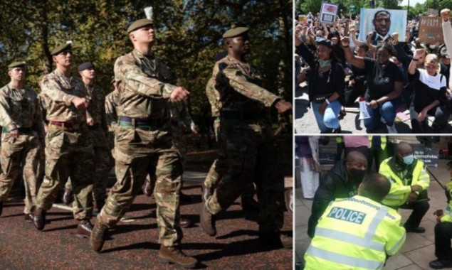 UK military banned from taking the Knee in solidarity with Black Lives Matter