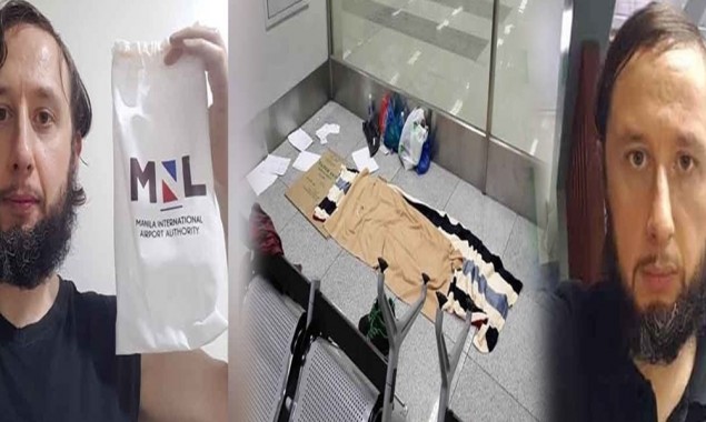 Tourist stranded in Manila Airport, being compared with a movie character