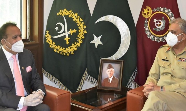 COAS General Qamar Javed Bajwa calls on Senator Rehman Malik