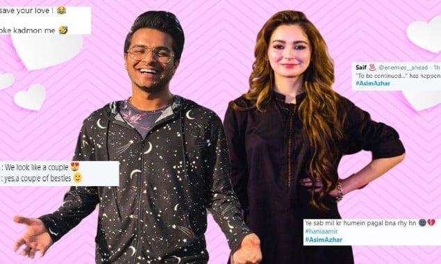 Netizens troll Asim Azhar after Hania Aamir friend-zoned him