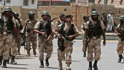 Rangers and police conduct joint combing operation in Karachi