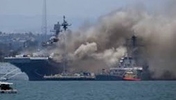 Fire Breaks out in Navy Ship in San Diego, Injured 21 People