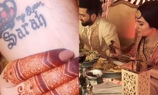 Watch: Newly-wed Sarah Khan and Falak Shabir at their Barat Ceremony