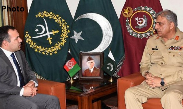 COAS General Qamar Javed Bajwa calls on Afghan Ambassador